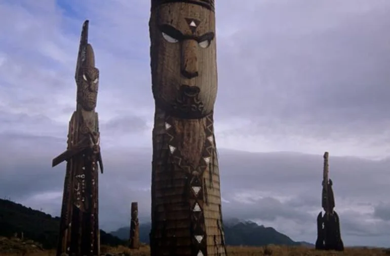 Image: Whakairo on Hikurangi