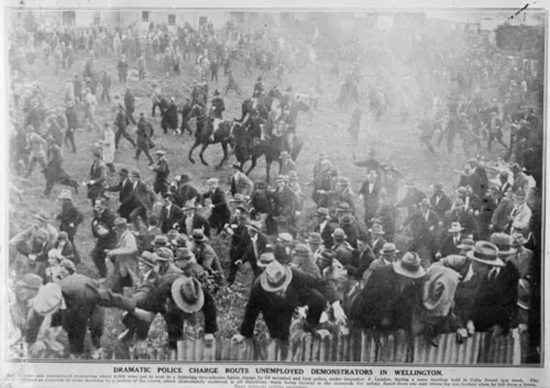 Image: Police and politics: unemployed riots, 1932