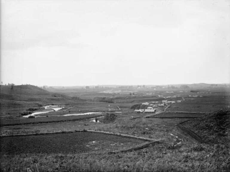 Image: Whatiwhatihoe pā: landscape, 1884