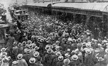 Image: 1932 depression protests: Dunedin