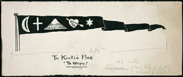 Image: Ringatū flags: Te Wepu