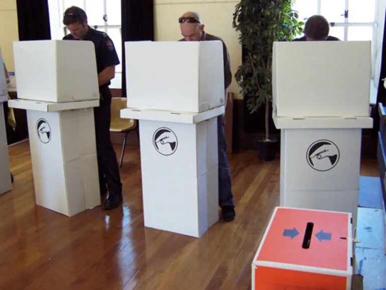 Image: Voting in the 2008 general election