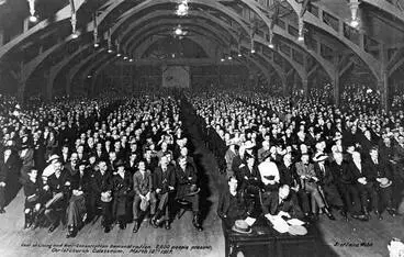 Image: Anti-conscription conference, 1917