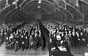 Anti-conscription conference, 1917 Image: Anti-conscription conference, 1917