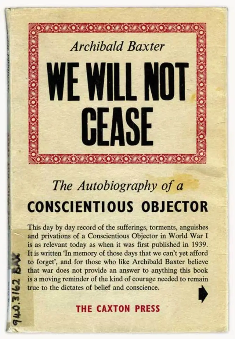 Image: Punishing conscientious objectors: We will not cease, 1968