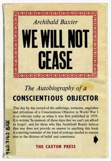 Punishing conscientious objectors: We will not cease, 1968 Image: Punishing conscientious objectors: We will not cease, 1968
