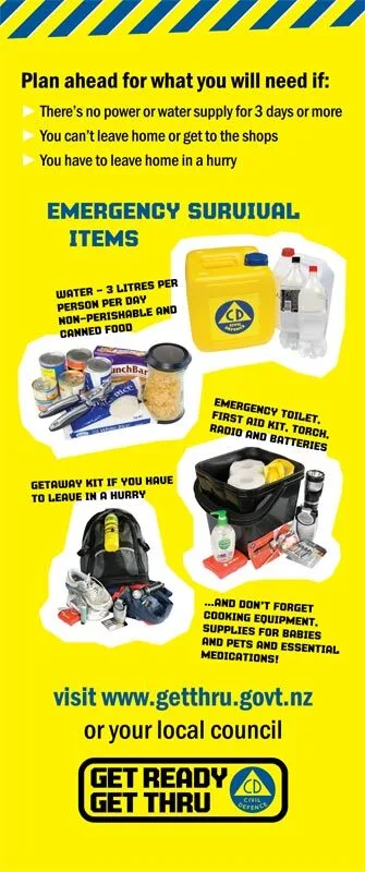 Image: Emergency survival kit