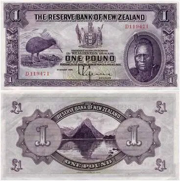 First series of banknotes: £1 Image: First series of banknotes: £1