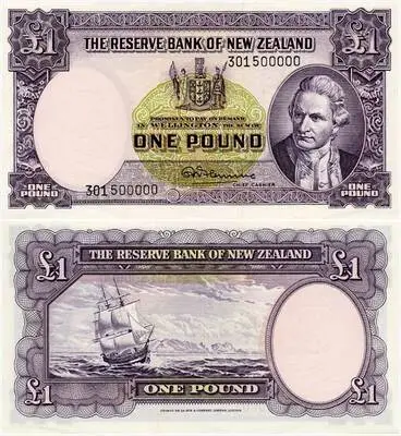 Second series of banknotes: £1 Image: Second series of banknotes: £1