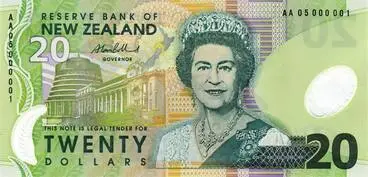 Fifth series of banknotes: $20 Image: Fifth series of banknotes: $20