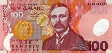 Fifth series of banknotes: $100 Image: Fifth series of banknotes: $100