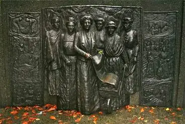 Image: Women's suffrage memorial, Christchurch