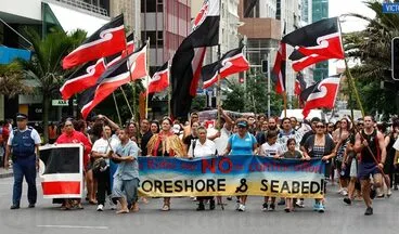Image: Foreshore and seabed protest, 2011