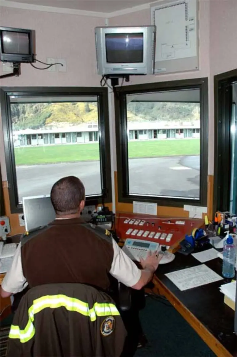 Image: Rimutaka Prison control room