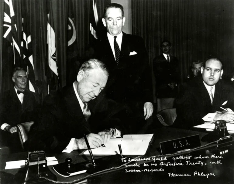 Image: Signing the Antarctic Treaty