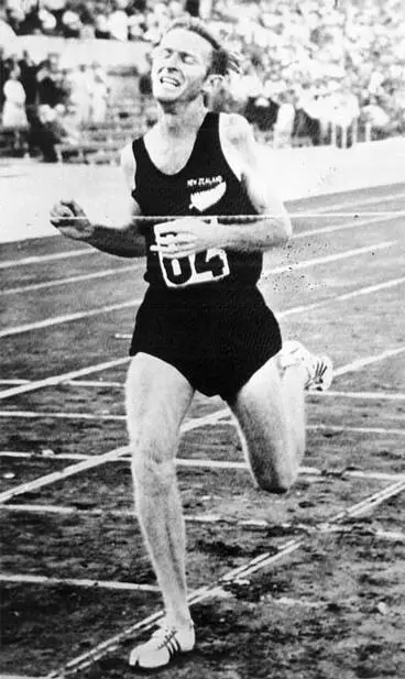 Image: Murray Halberg at the Rome Olympics, 1960