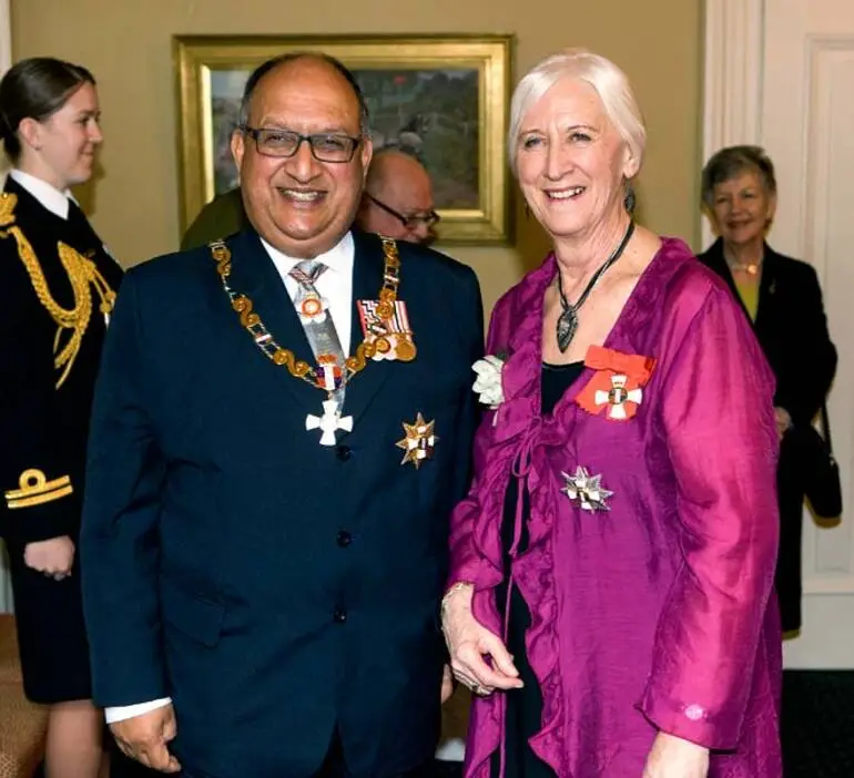 Image: Lois Muir: with the governor-general