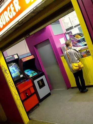Image: Arcade video games, Rice Bowl Burger Bar, Wellington, 2012