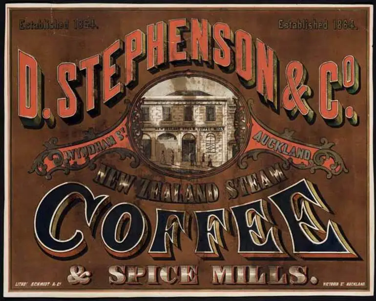 Image: Coffee advertisement, early 1900s