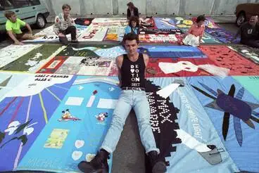 New Zealand AIDS Memorial Quilt Image: New Zealand AIDS Memorial Quilt