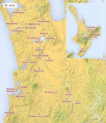 Kīngitanga poukai visits, 2010 Image: Kīngitanga poukai visits, 2010