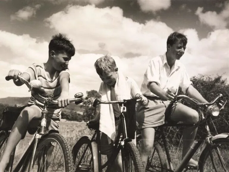 Image: A cycling adventure, around 1960