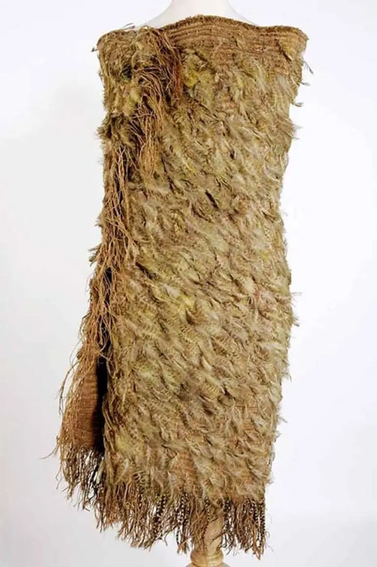 Image: Kākāpō-feather cloak