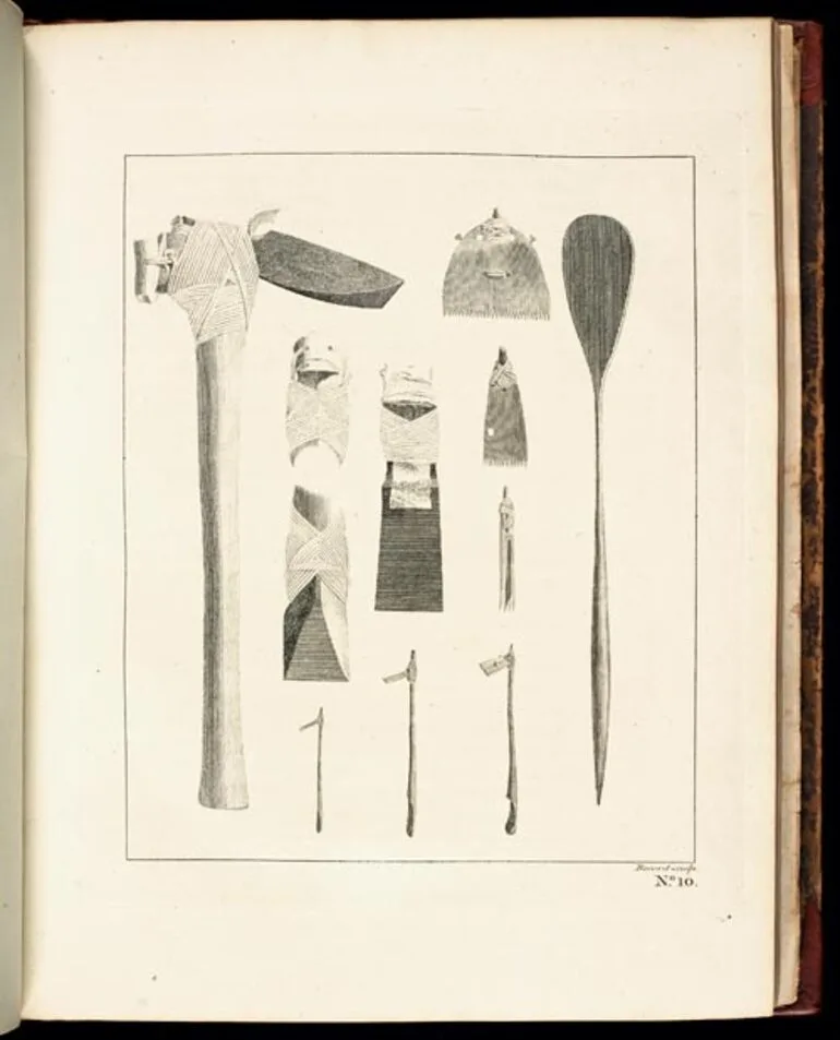 Image: Tattooing instruments, 1773