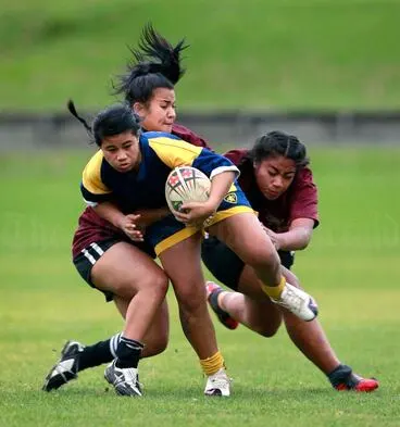 Image: Girls' rugby game