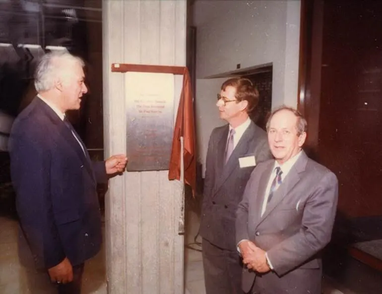 Image: National Library opening ceremony, 1987