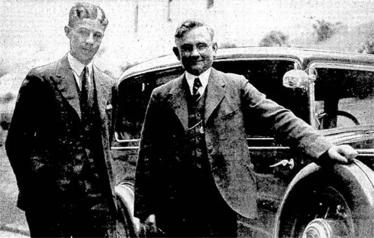 Image: Jack Lovelock and Michael Joseph Savage, 1936