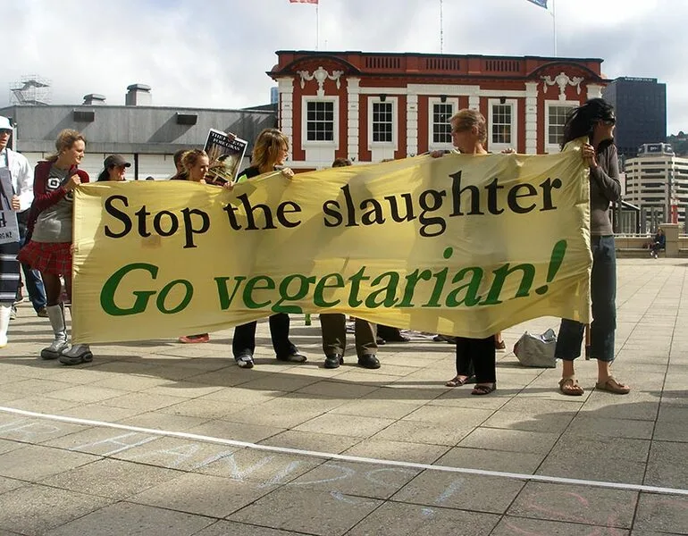 Image: Advocating vegetarianism