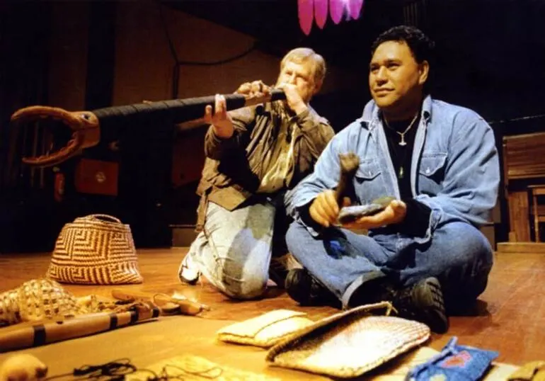 Image: Richard Nunns and Hirini Melbourne