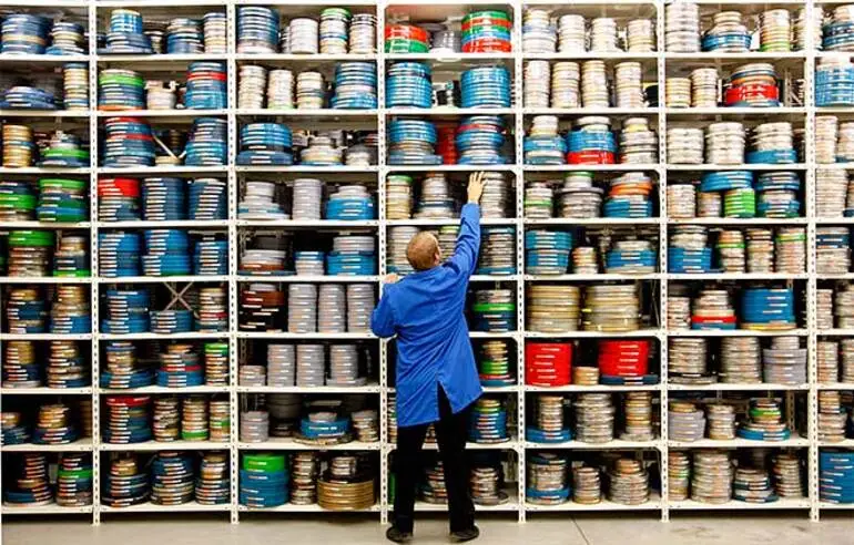 Image: New Zealand Film Archive vault, 2011