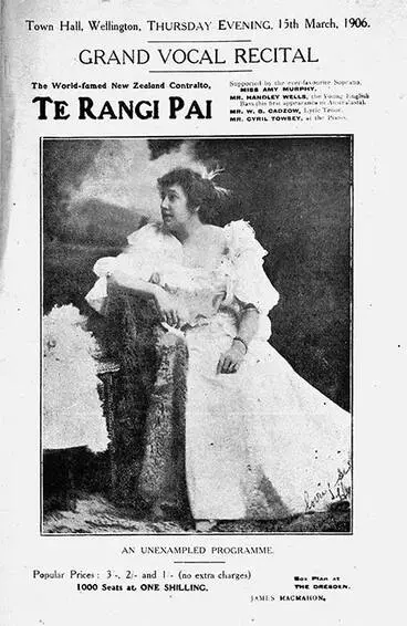 Image: Te Rangi Pai recital, 1906