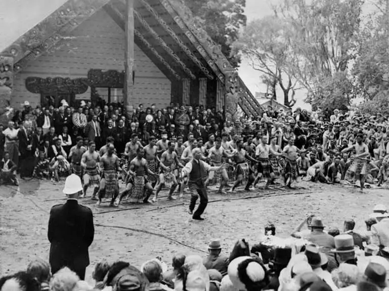 Image: Āpirana Ngata at Waitangi, 1940