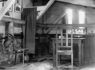 Rutherford's basement 'laboratory', Canterbury College Image: Rutherford's basement 'laboratory', Canterbury College