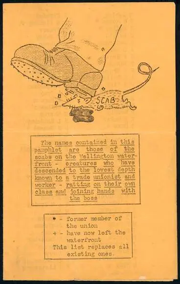 Image: Banned watersiders' pamphlet, 1951