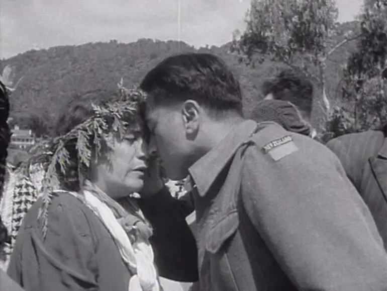 Image: Haka pōwhiri, 1946