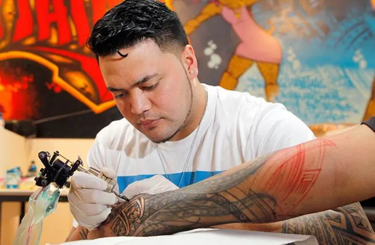 Image: Pacific tattooing exhibition, 2012