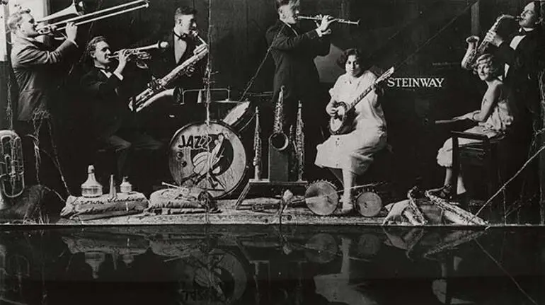 Image: Walter Smith's Jazz Band, around 1927