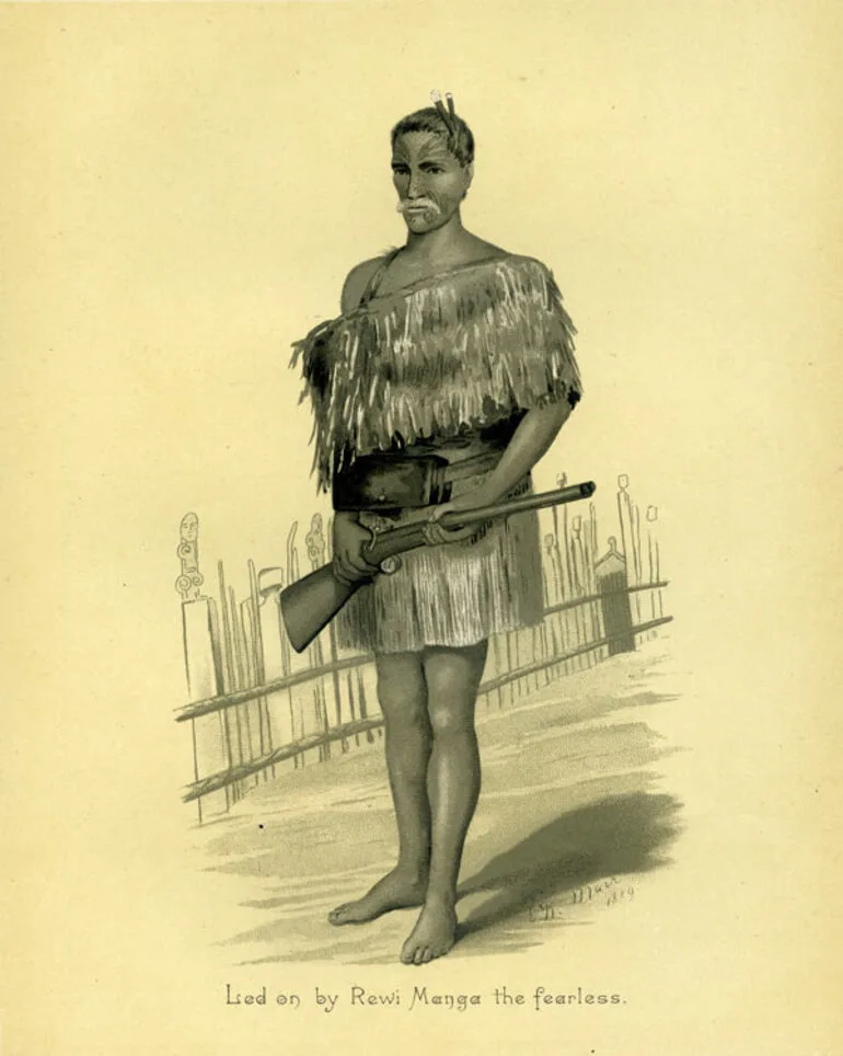 Image: Drawing of Rewi Maniapoto