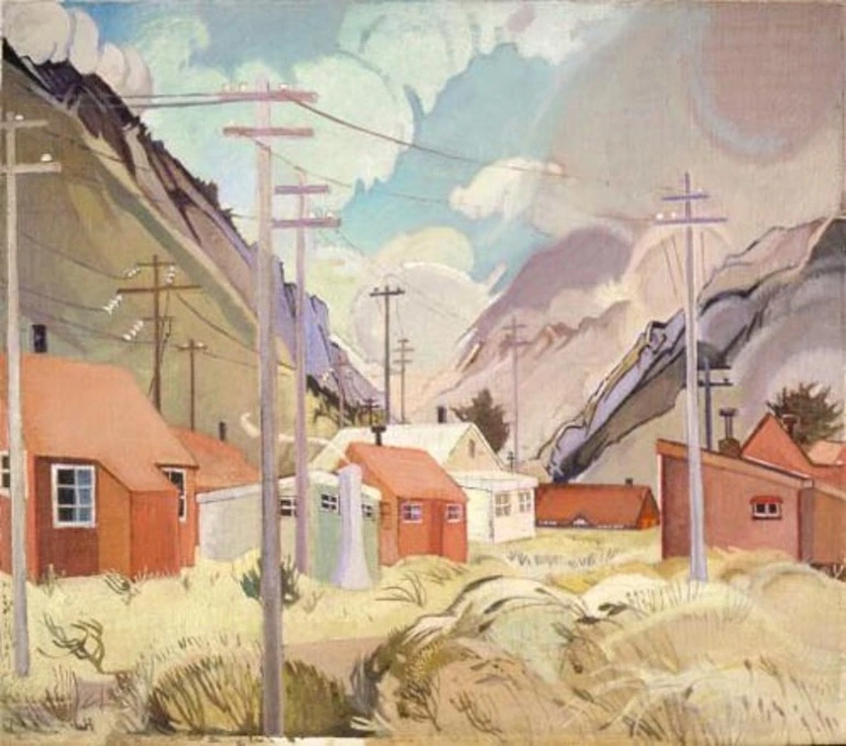 Image: Painting of Arthur's Pass by Louise Henderson