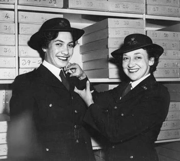The first two Māori policewomen, 1955 Image: The first two Māori policewomen, 1955