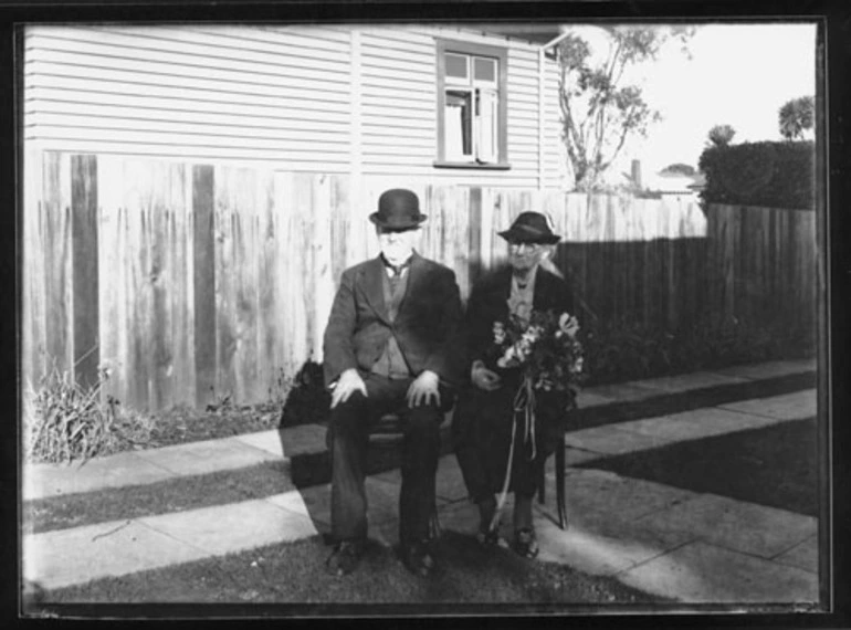 Image: Sarah Elizabeth Jackson and an unidentified man
