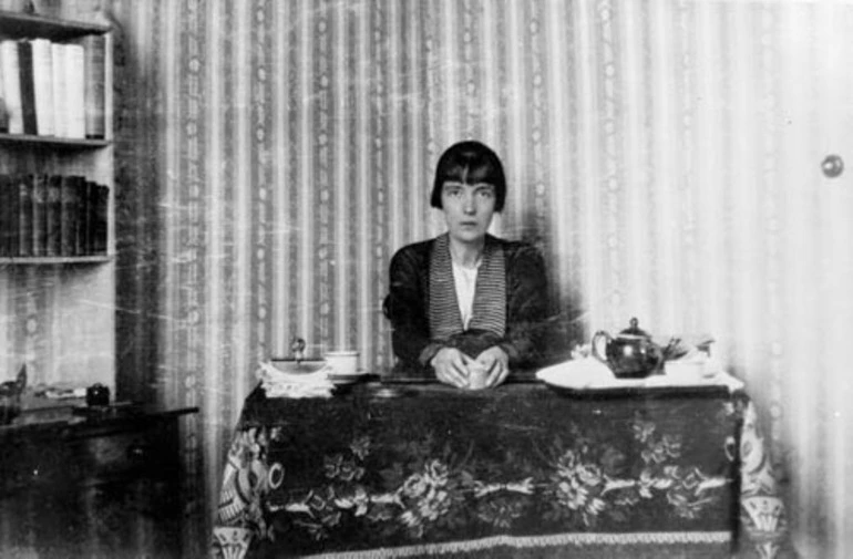 Image: Katherine Mansfield at Menton, France, 1920