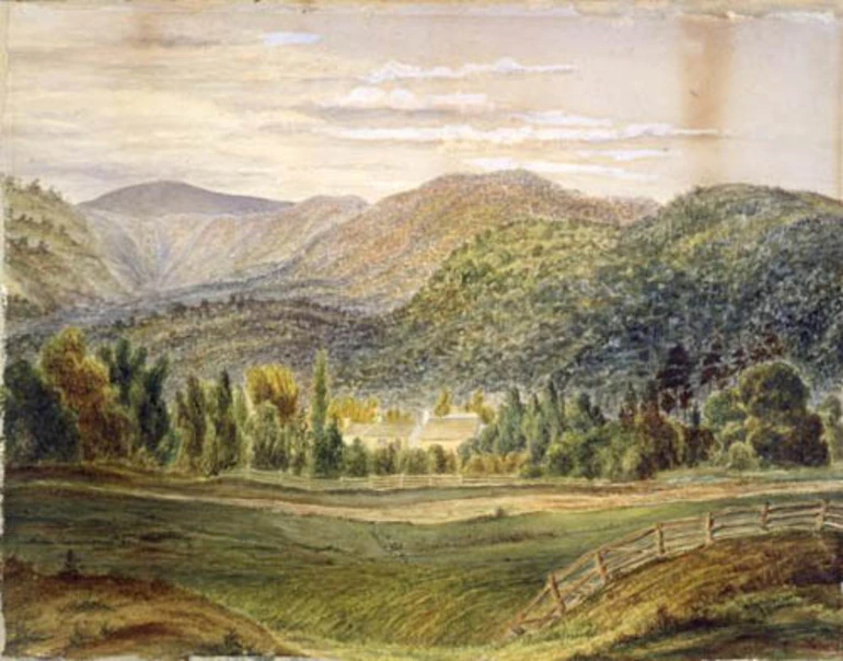Image: Thomas Mason's gardens at Taita, Hutt Valley, Wellington