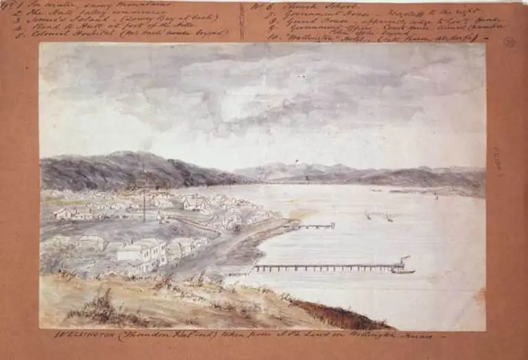 Image: Thorndon, 1850s