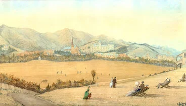 Image: Basin Reserve, 1889