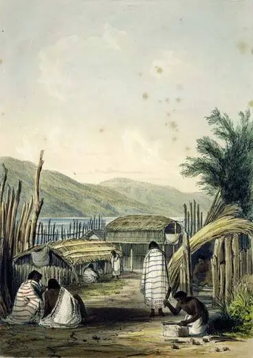Image: Pipitea pā, 1842